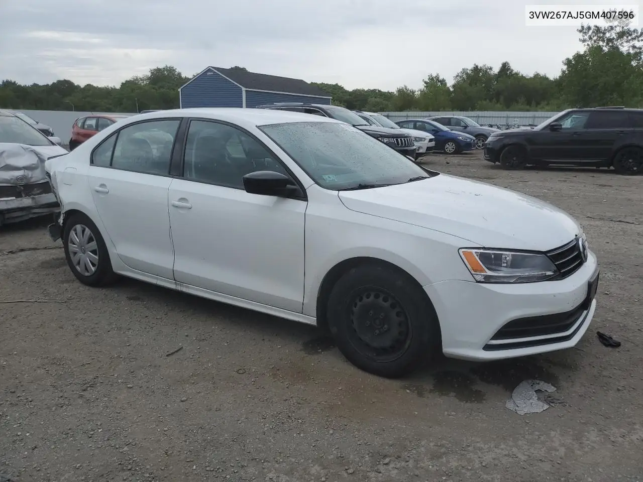 3VW267AJ5GM407596 2016 Volkswagen Jetta S