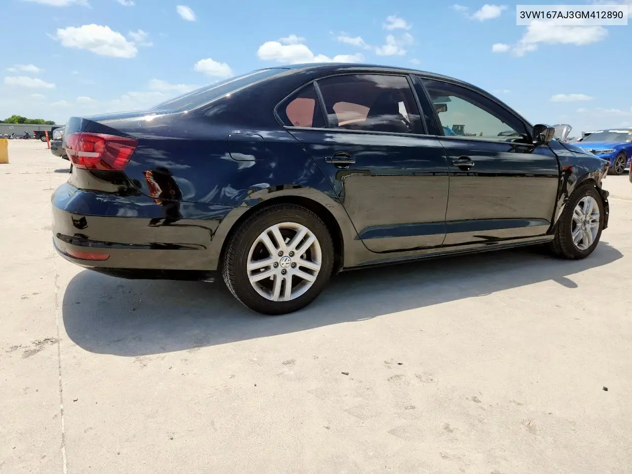 2016 Volkswagen Jetta S VIN: 3VW167AJ3GM412890 Lot: 62996545