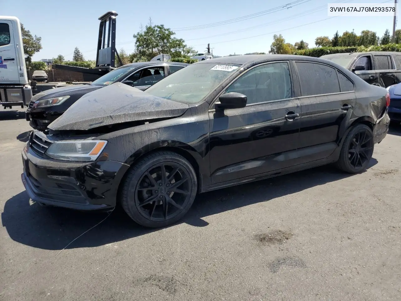 2016 Volkswagen Jetta S VIN: 3VW167AJ7GM293578 Lot: 63110995