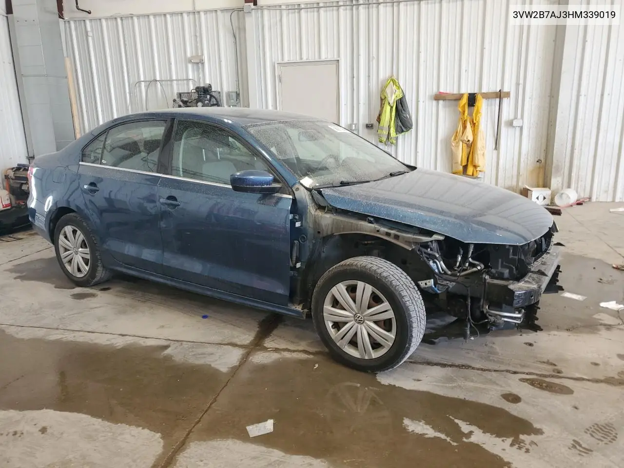 2017 Volkswagen Jetta S VIN: 3VW2B7AJ3HM339019 Lot: 56091305
