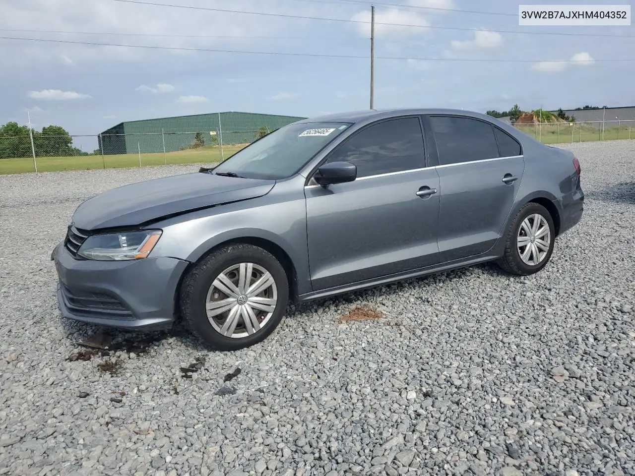 2017 Volkswagen Jetta S VIN: 3VW2B7AJXHM404352 Lot: 56256465