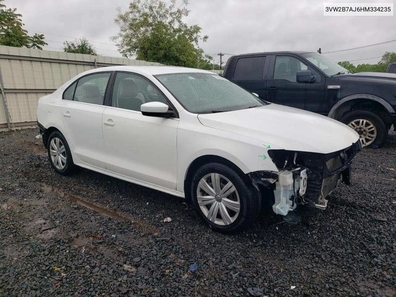 2017 Volkswagen Jetta S VIN: 3VW2B7AJ6HM334235 Lot: 56356655