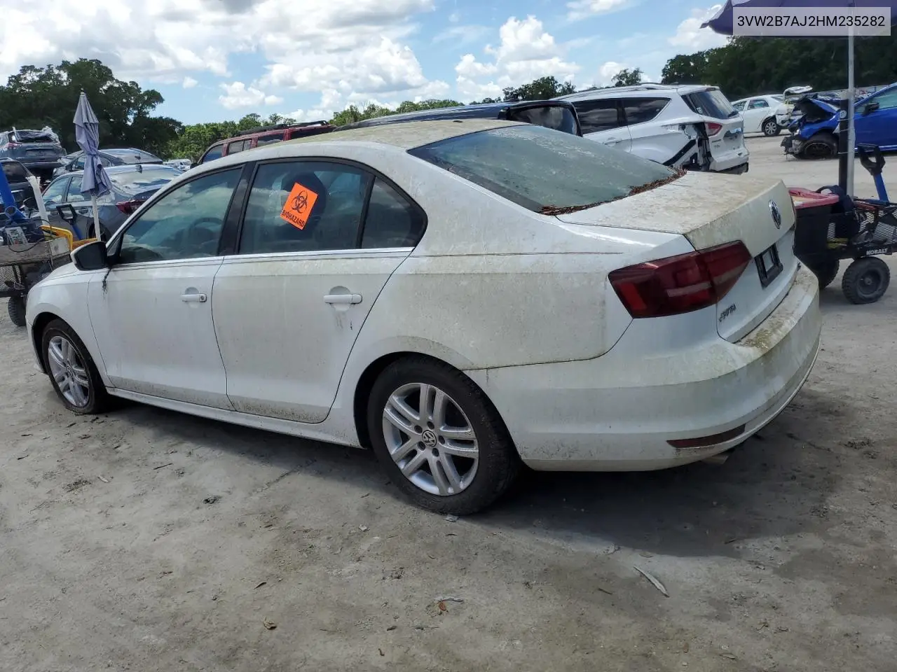2017 Volkswagen Jetta S VIN: 3VW2B7AJ2HM235282 Lot: 56493025