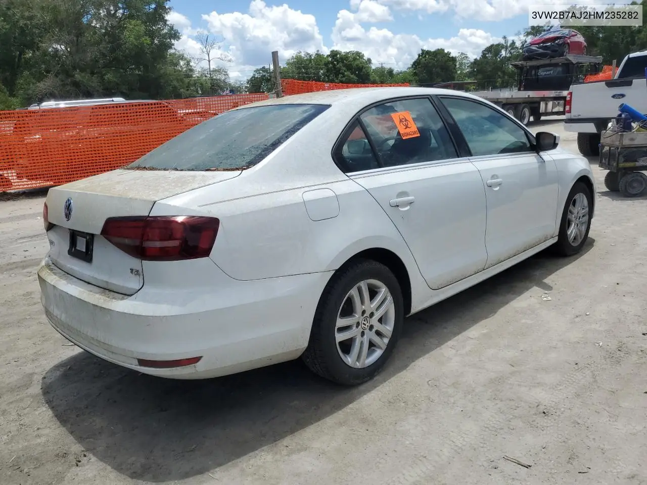 2017 Volkswagen Jetta S VIN: 3VW2B7AJ2HM235282 Lot: 56493025