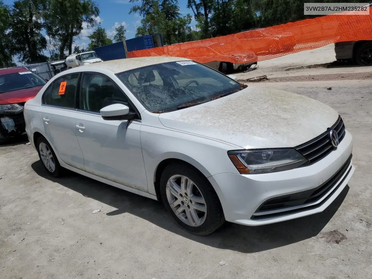 2017 Volkswagen Jetta S VIN: 3VW2B7AJ2HM235282 Lot: 56493025