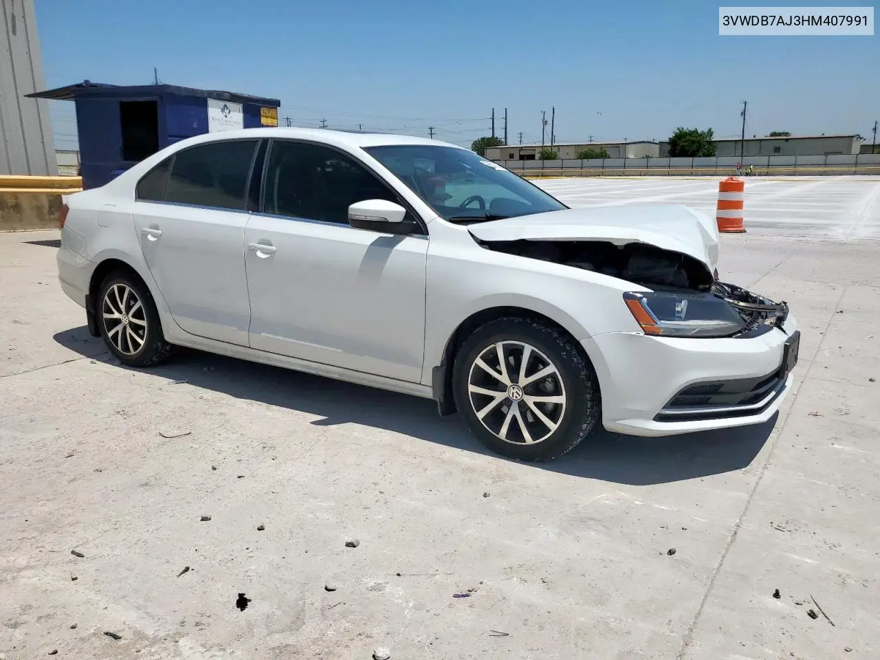 2017 Volkswagen Jetta Se VIN: 3VWDB7AJ3HM407991 Lot: 56537815
