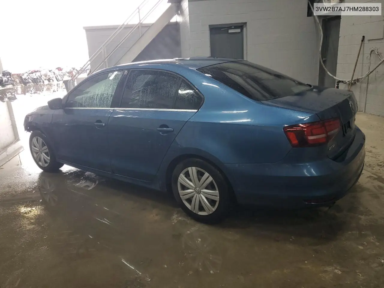 2017 Volkswagen Jetta S VIN: 3VW2B7AJ7HM288303 Lot: 56662925