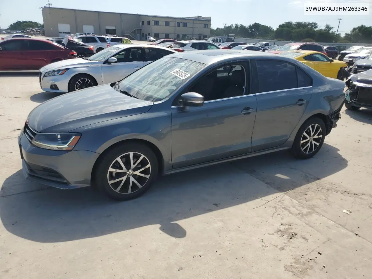 2017 Volkswagen Jetta Se VIN: 3VWDB7AJ9HM263346 Lot: 56691225