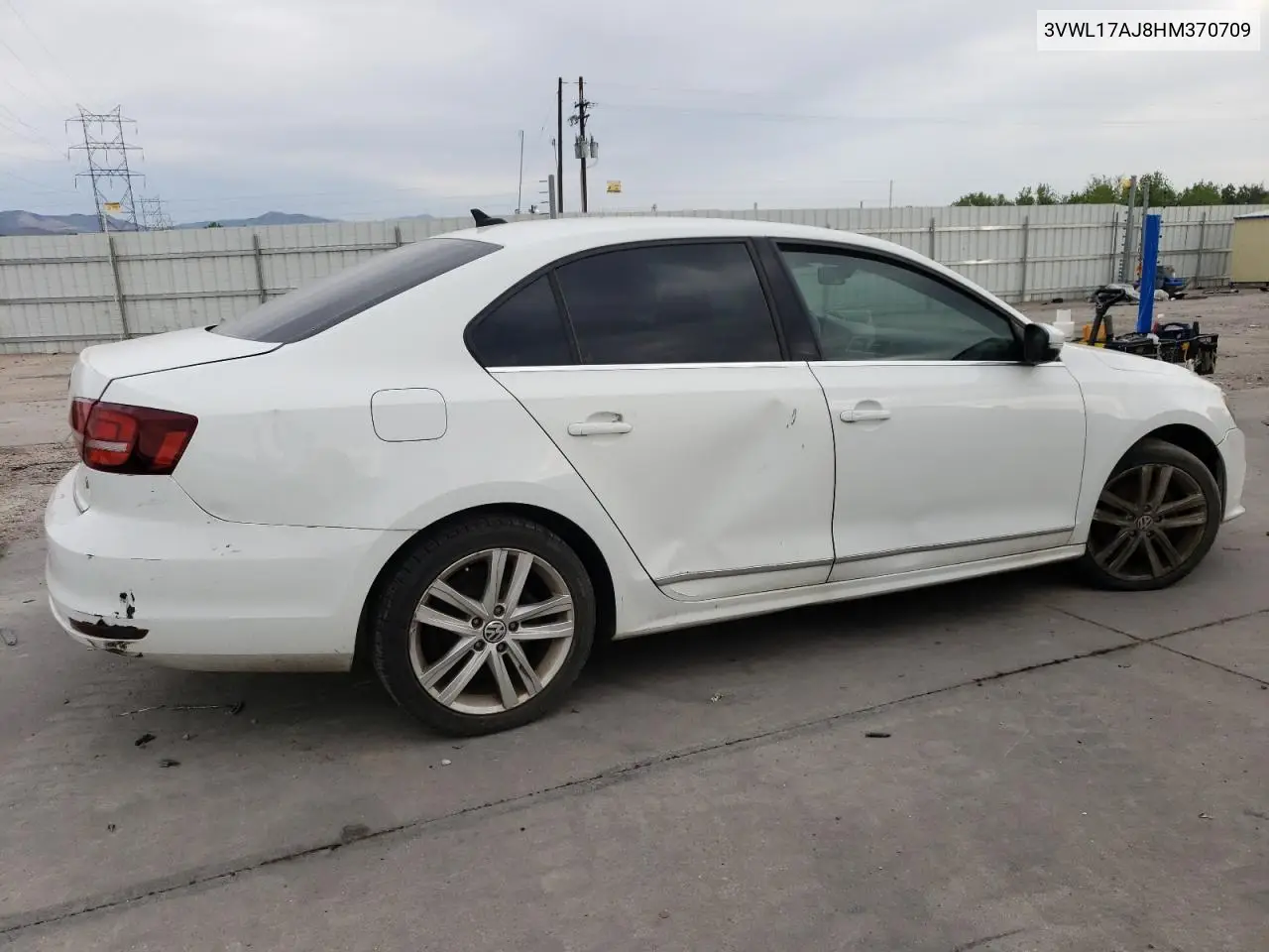 2017 Volkswagen Jetta Sel VIN: 3VWL17AJ8HM370709 Lot: 56743925