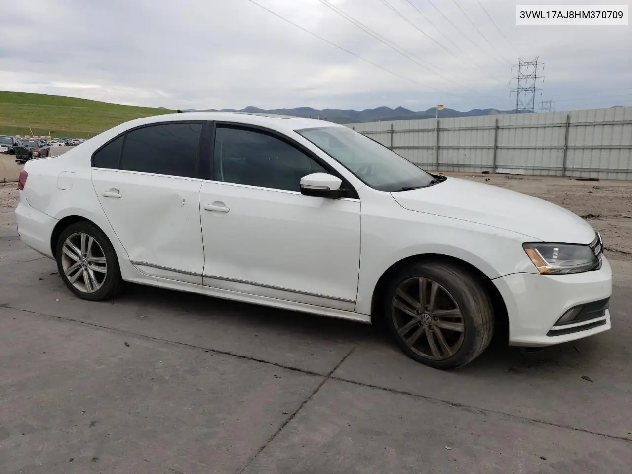 2017 Volkswagen Jetta Sel VIN: 3VWL17AJ8HM370709 Lot: 56743925