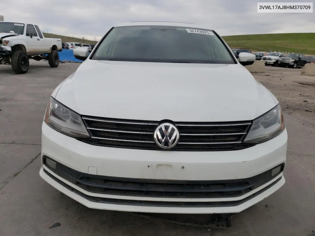 2017 Volkswagen Jetta Sel VIN: 3VWL17AJ8HM370709 Lot: 56743925