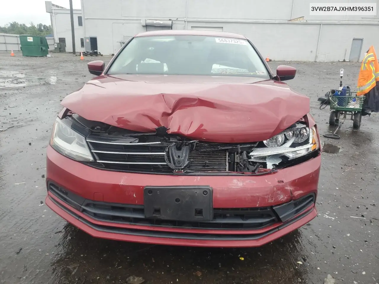 2017 Volkswagen Jetta S VIN: 3VW2B7AJXHM396351 Lot: 56837325