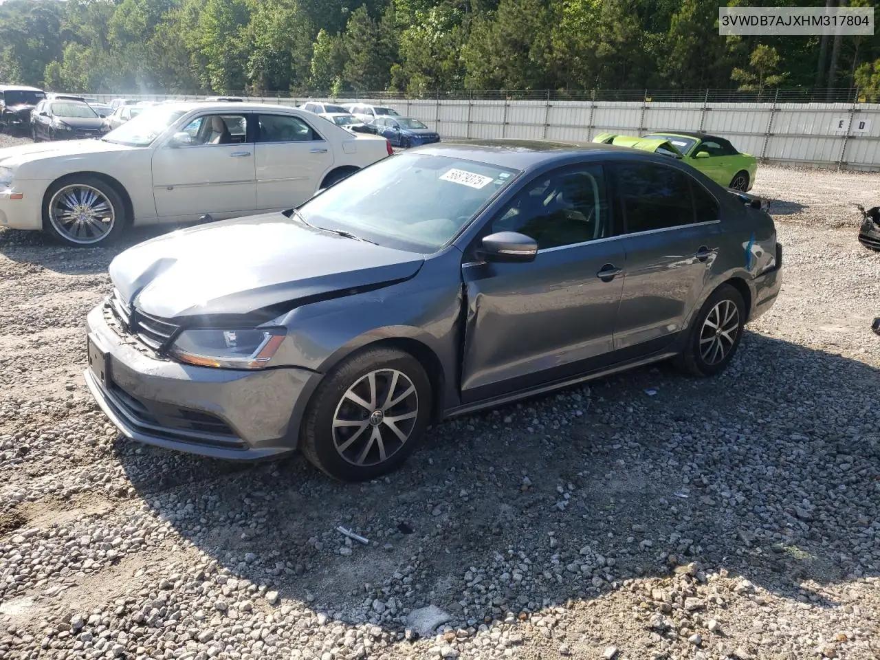 2017 Volkswagen Jetta Se VIN: 3VWDB7AJXHM317804 Lot: 56879375