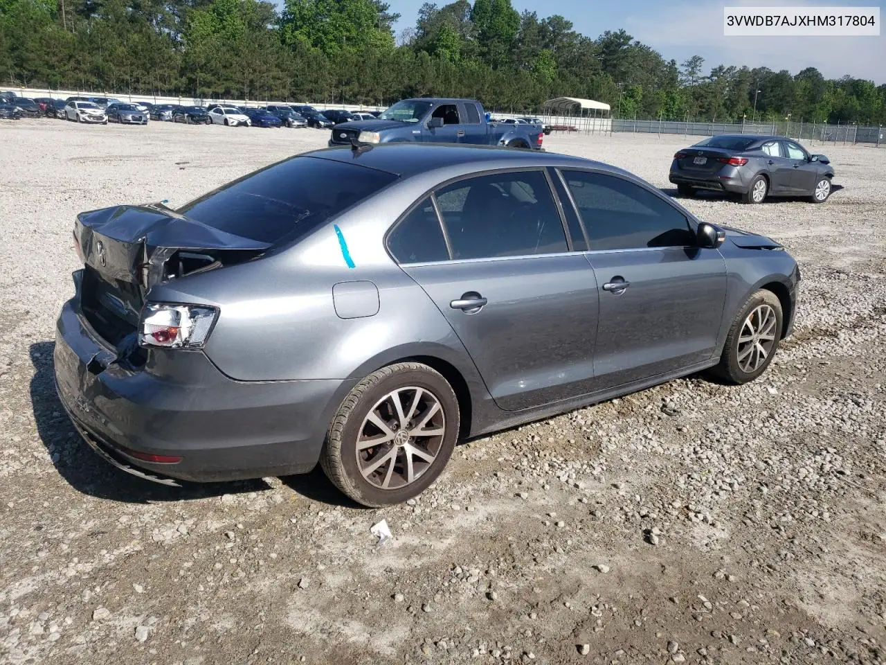 2017 Volkswagen Jetta Se VIN: 3VWDB7AJXHM317804 Lot: 56879375