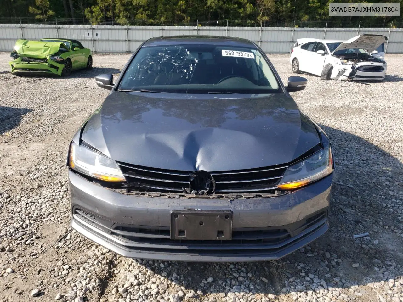2017 Volkswagen Jetta Se VIN: 3VWDB7AJXHM317804 Lot: 56879375