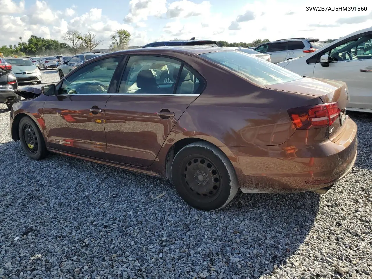 2017 Volkswagen Jetta S VIN: 3VW2B7AJ5HM391560 Lot: 57025065