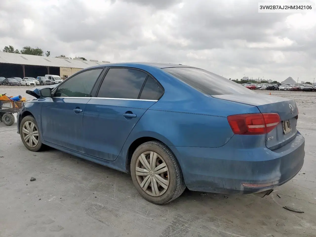 2017 Volkswagen Jetta S VIN: 3VW2B7AJ2HM342106 Lot: 57609085