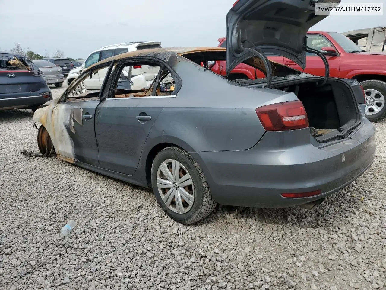 2017 Volkswagen Jetta S VIN: 3VW2B7AJ1HM412792 Lot: 59382895