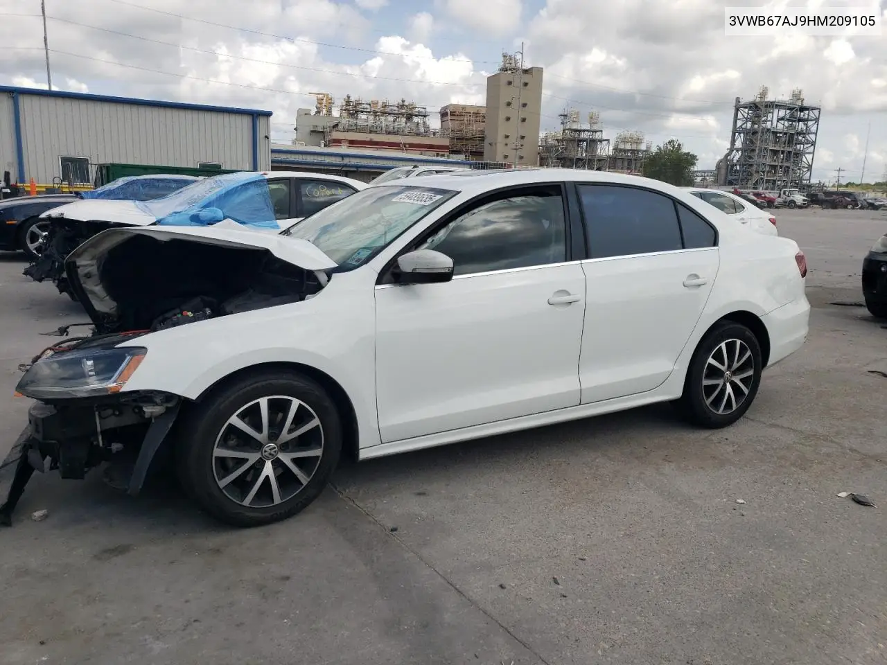 2017 Volkswagen Jetta Se VIN: 3VWB67AJ9HM209105 Lot: 59489635