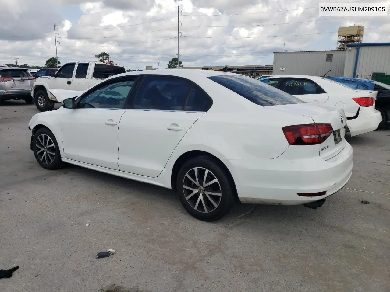 2017 Volkswagen Jetta Se VIN: 3VWB67AJ9HM209105 Lot: 59489635