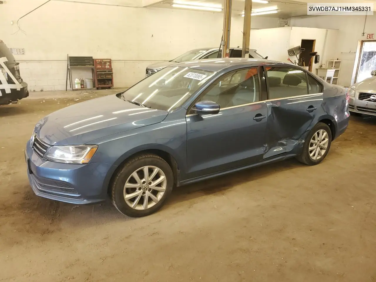 2017 Volkswagen Jetta Se VIN: 3VWDB7AJ1HM345331 Lot: 62070065