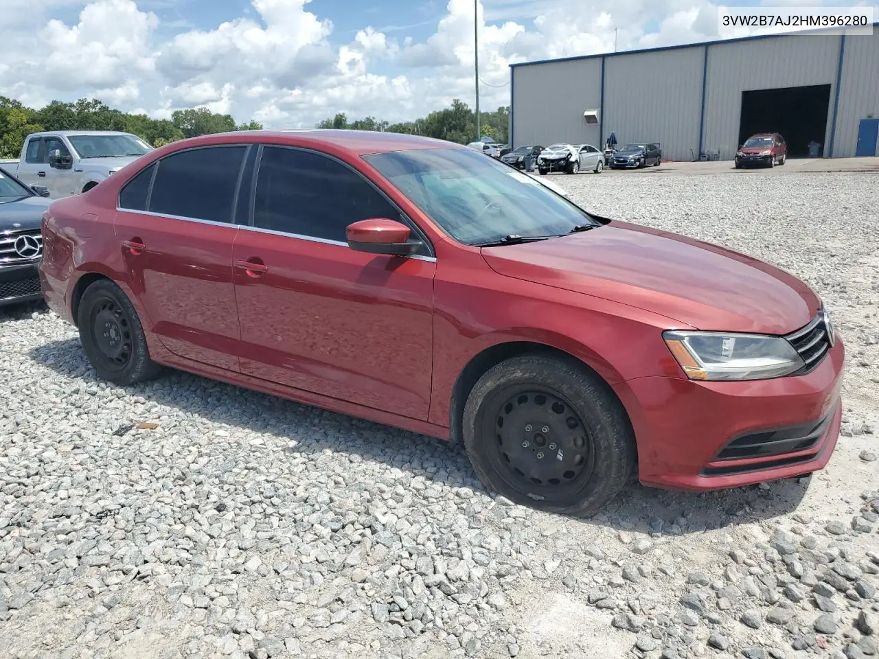 2017 Volkswagen Jetta S VIN: 3VW2B7AJ2HM396280 Lot: 62239135