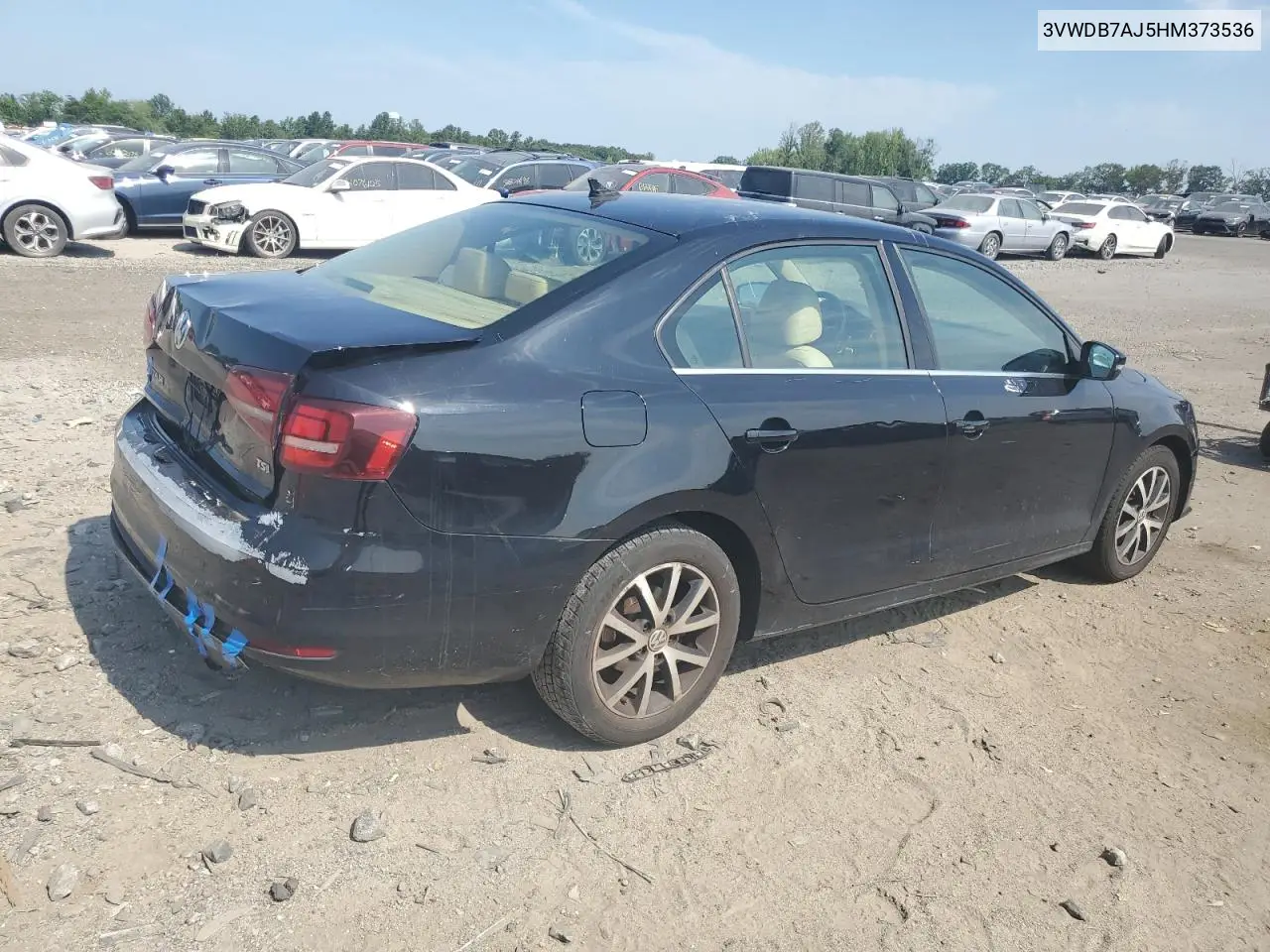 2017 Volkswagen Jetta Se VIN: 3VWDB7AJ5HM373536 Lot: 62700595