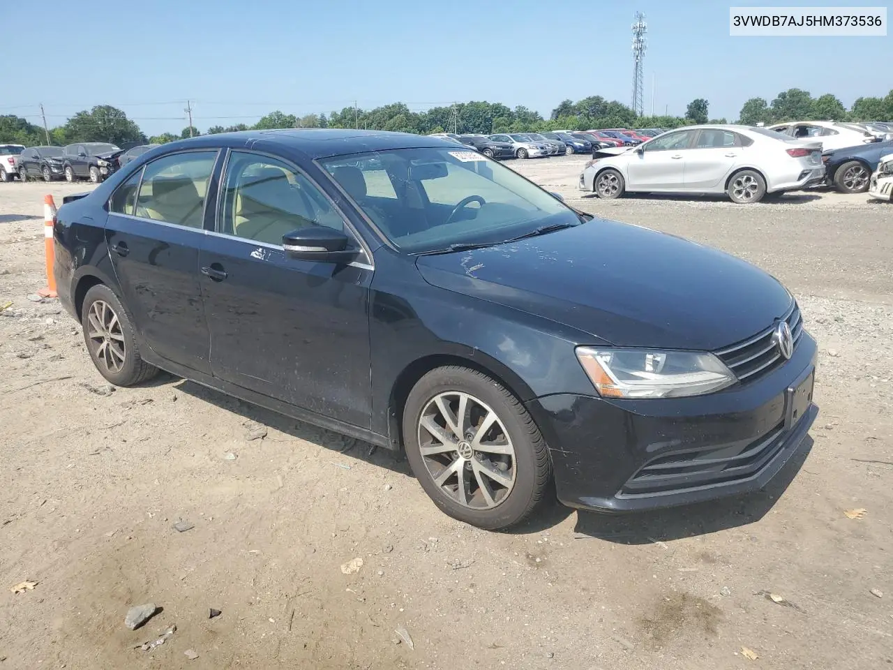 2017 Volkswagen Jetta Se VIN: 3VWDB7AJ5HM373536 Lot: 62700595