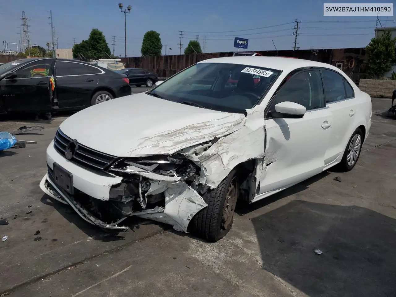 2017 Volkswagen Jetta S VIN: 3VW2B7AJ1HM410590 Lot: 62744955