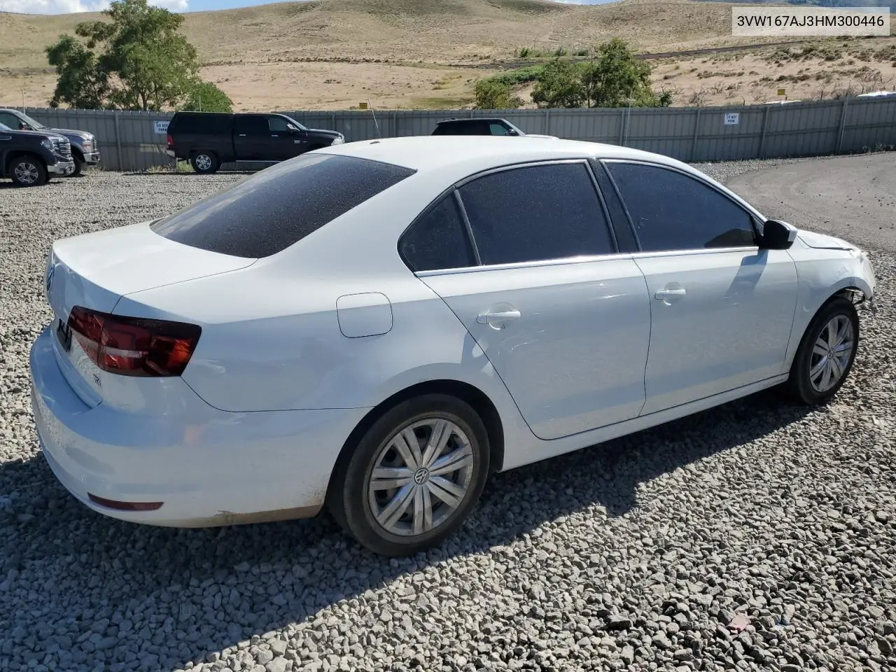 2017 Volkswagen Jetta S VIN: 3VW167AJ3HM300446 Lot: 62788675