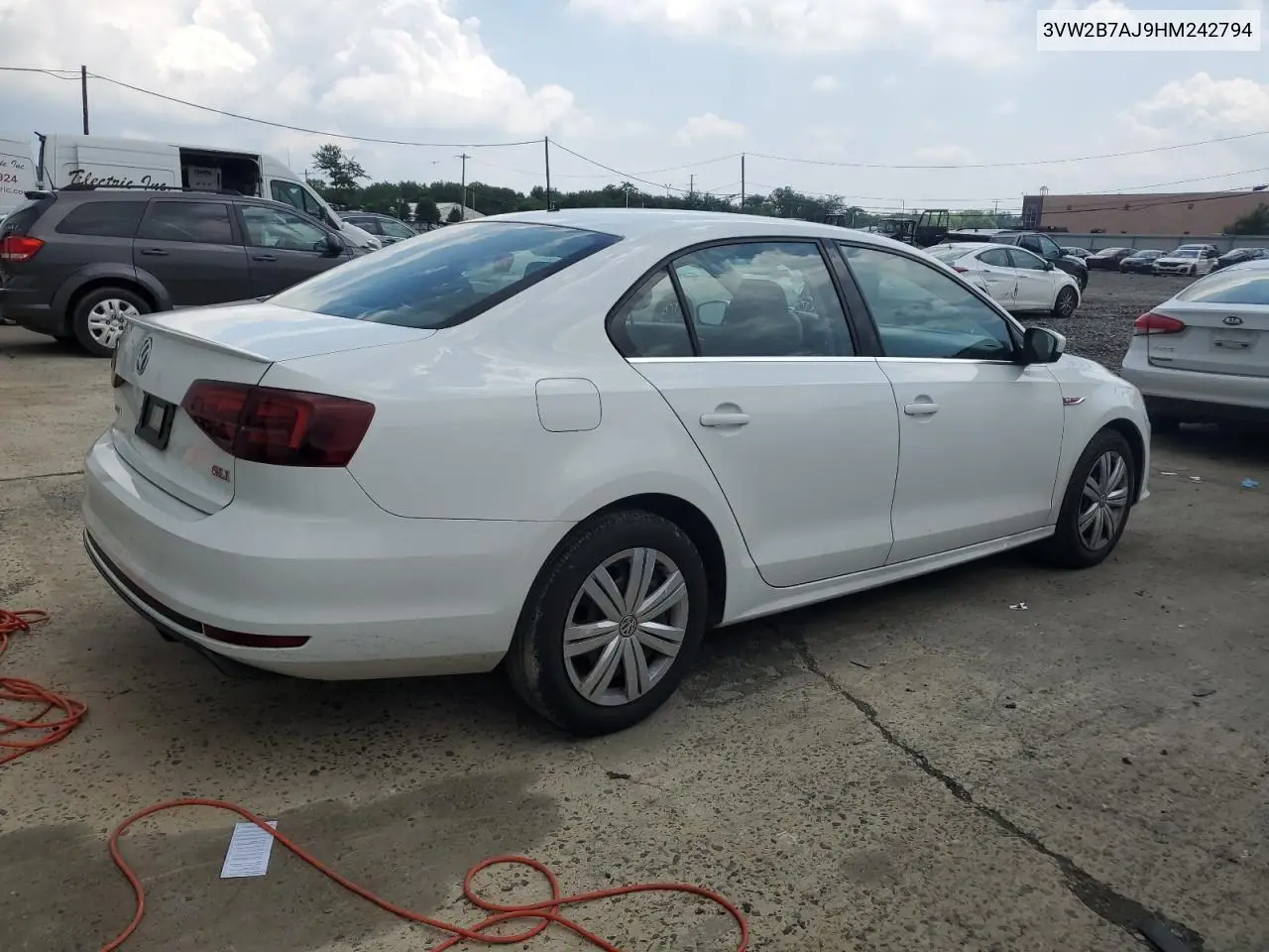 2017 Volkswagen Jetta S VIN: 3VW2B7AJ9HM242794 Lot: 63001205