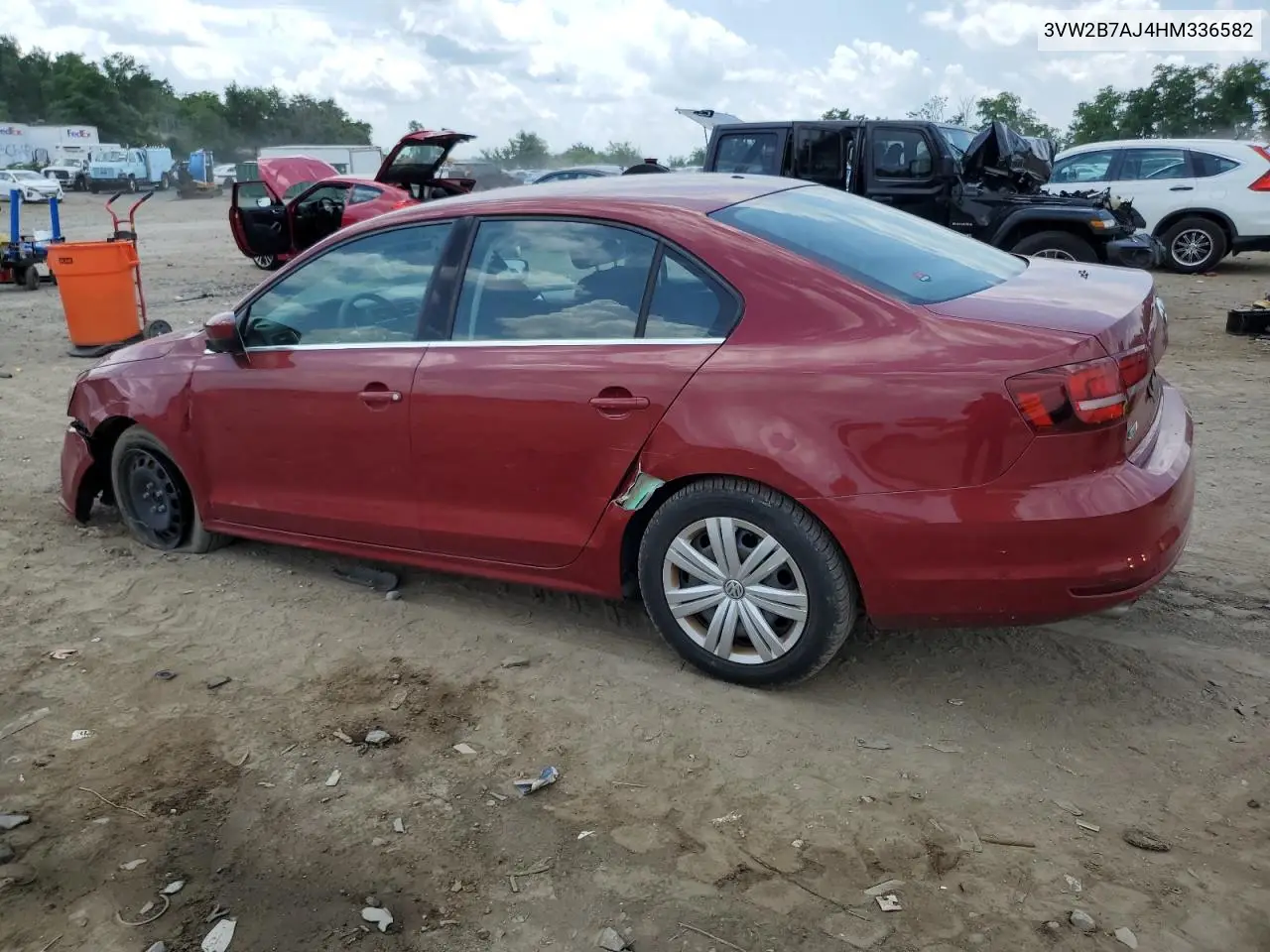 2017 Volkswagen Jetta S VIN: 3VW2B7AJ4HM336582 Lot: 63186795