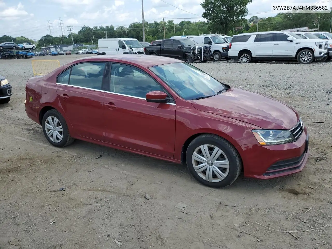 2017 Volkswagen Jetta S VIN: 3VW2B7AJ4HM336582 Lot: 63186795
