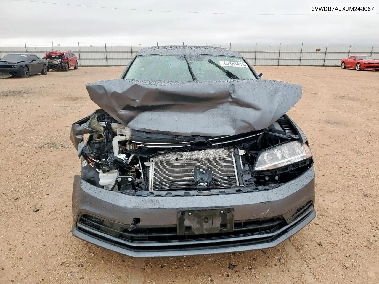 2018 Volkswagen Jetta Se VIN: 3VWDB7AJXJM248067 Lot: 63161415