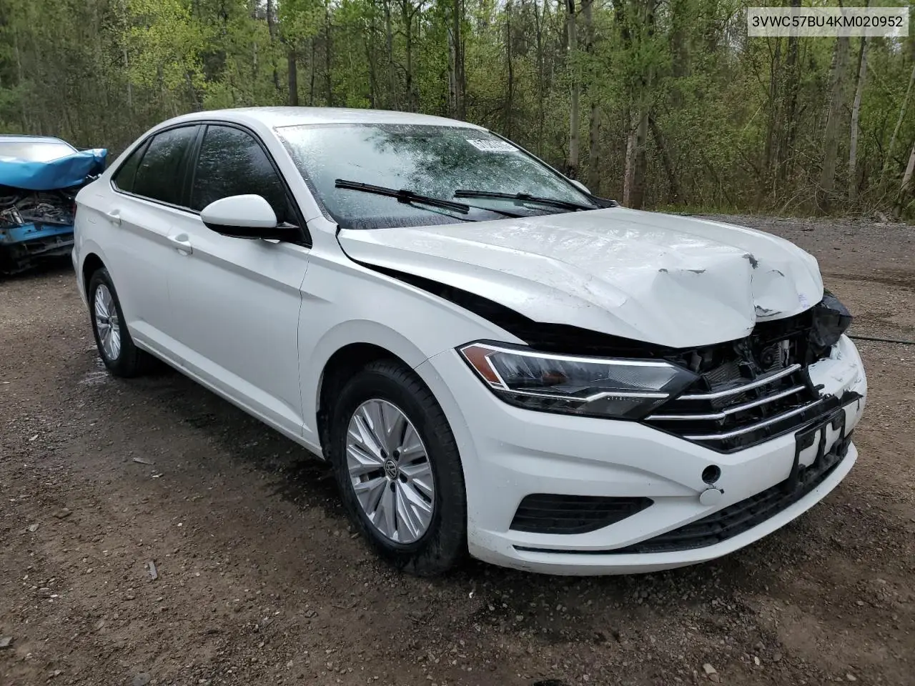 2019 Volkswagen Jetta S VIN: 3VWC57BU4KM020952 Lot: 57087475