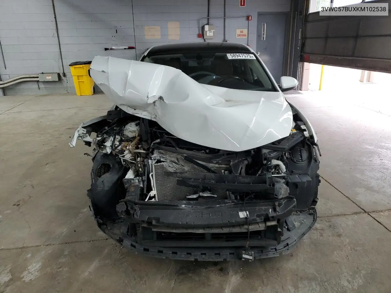 2019 Volkswagen Jetta S VIN: 3VWC57BUXKM102538 Lot: 58947575