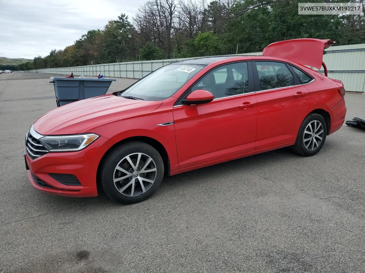 2019 Volkswagen Jetta Sel VIN: 3VWE57BUXKM192217 Lot: 62532145