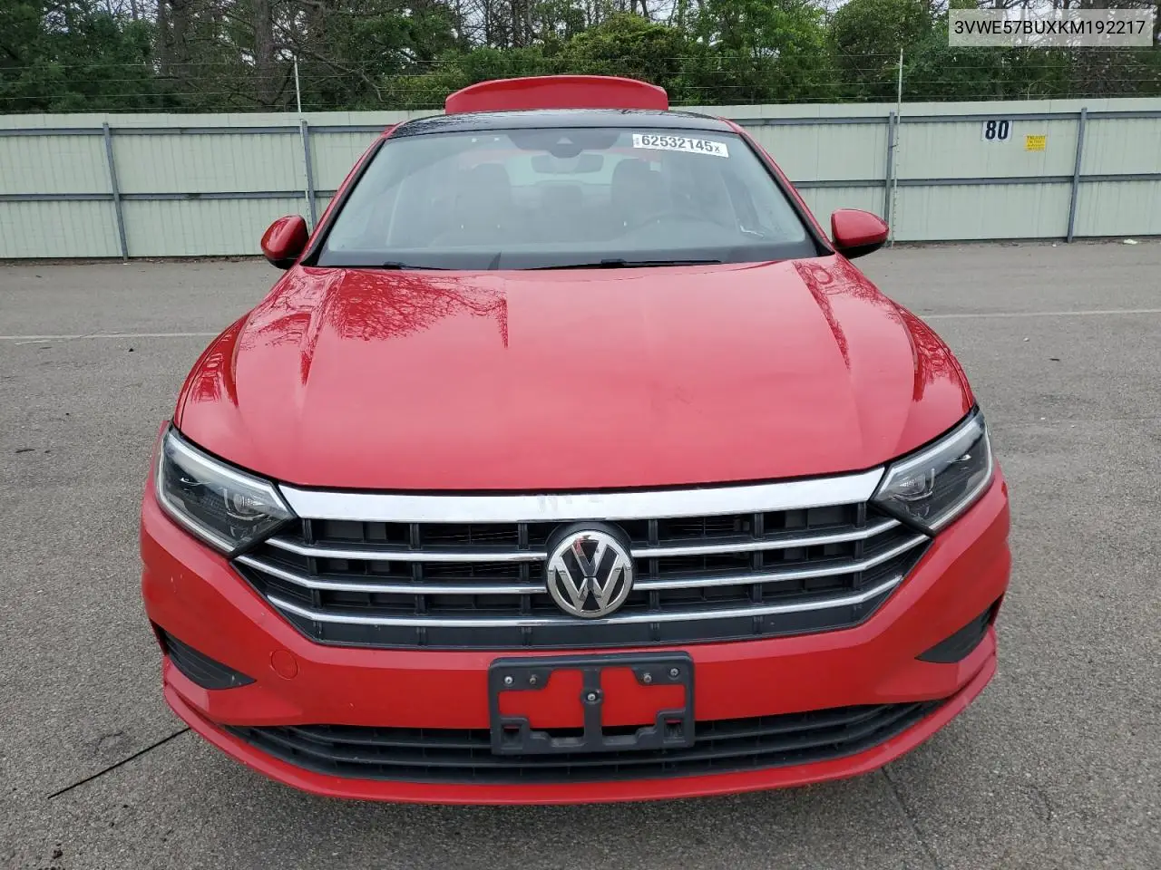 2019 Volkswagen Jetta Sel VIN: 3VWE57BUXKM192217 Lot: 62532145