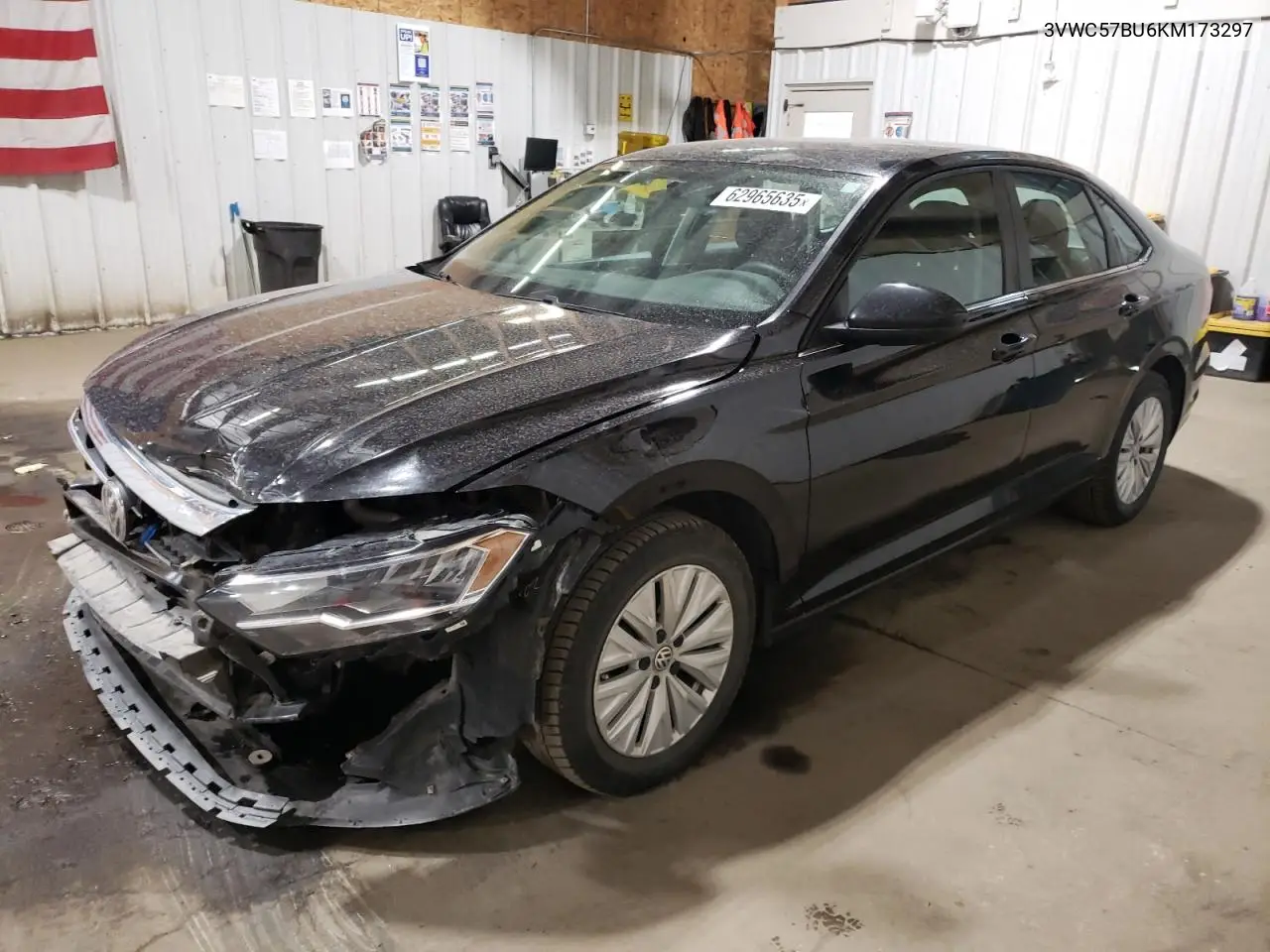 2019 Volkswagen Jetta S VIN: 3VWC57BU6KM173297 Lot: 62965635