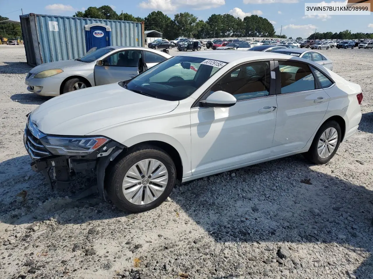 2019 Volkswagen Jetta S VIN: 3VWN57BU1KM098999 Lot: 63129155
