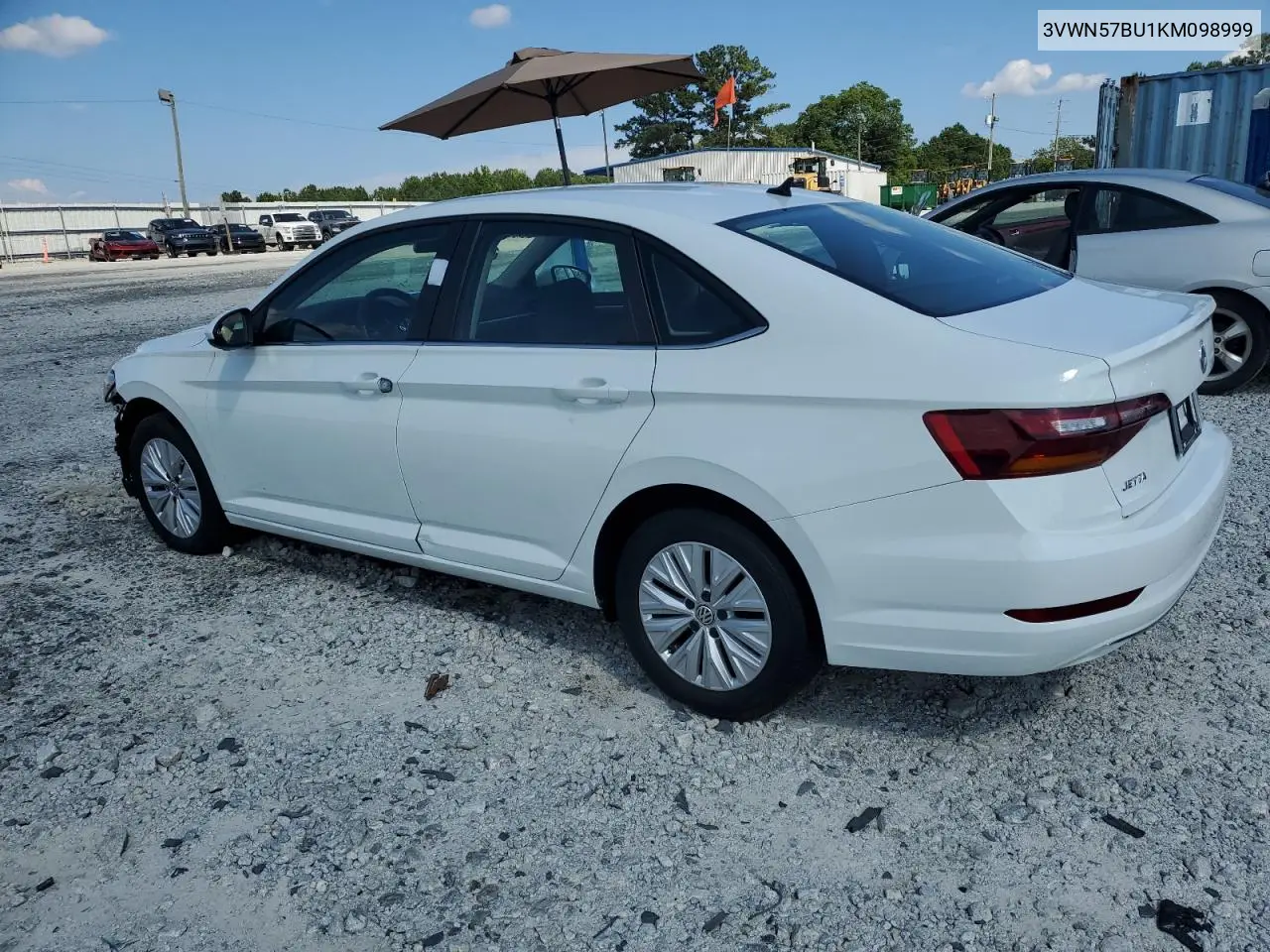 2019 Volkswagen Jetta S VIN: 3VWN57BU1KM098999 Lot: 63129155