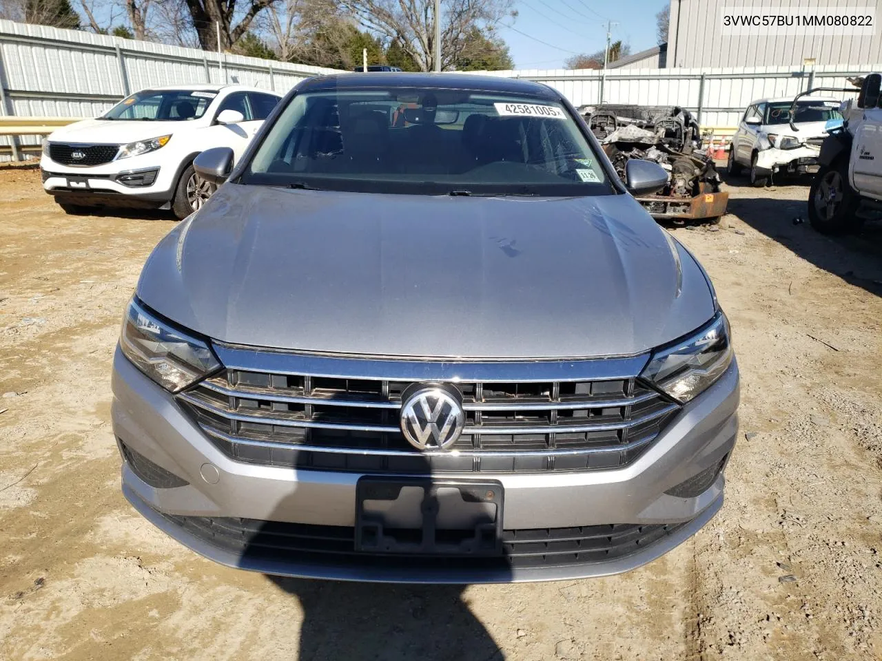 2021 Volkswagen Jetta S VIN: 3VWC57BU1MM080822 Lot: 42581005