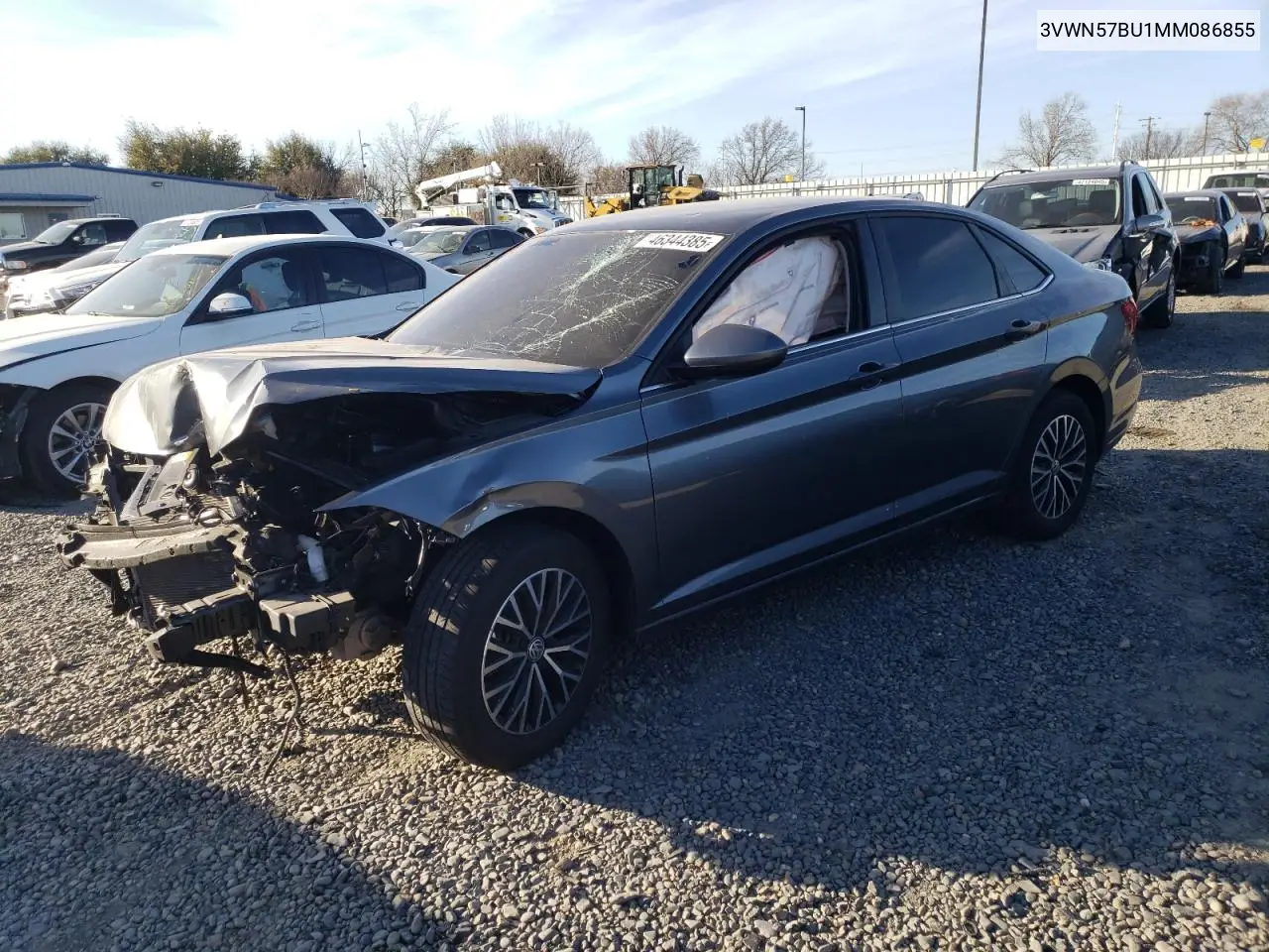 2021 Volkswagen Jetta S VIN: 3VWN57BU1MM086855 Lot: 46344385