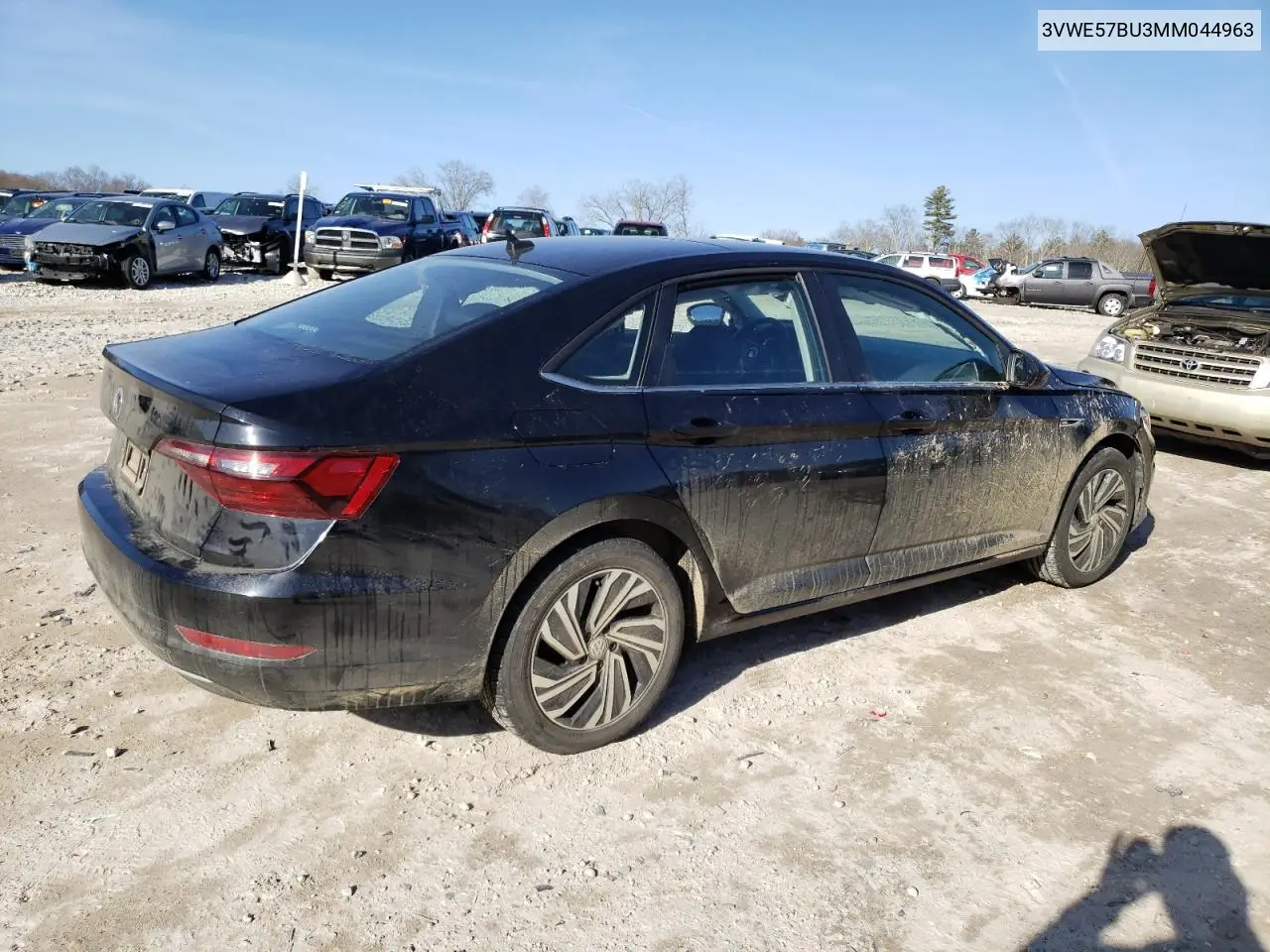 2021 Volkswagen Jetta Sel VIN: 3VWE57BU3MM044963 Lot: 49132465