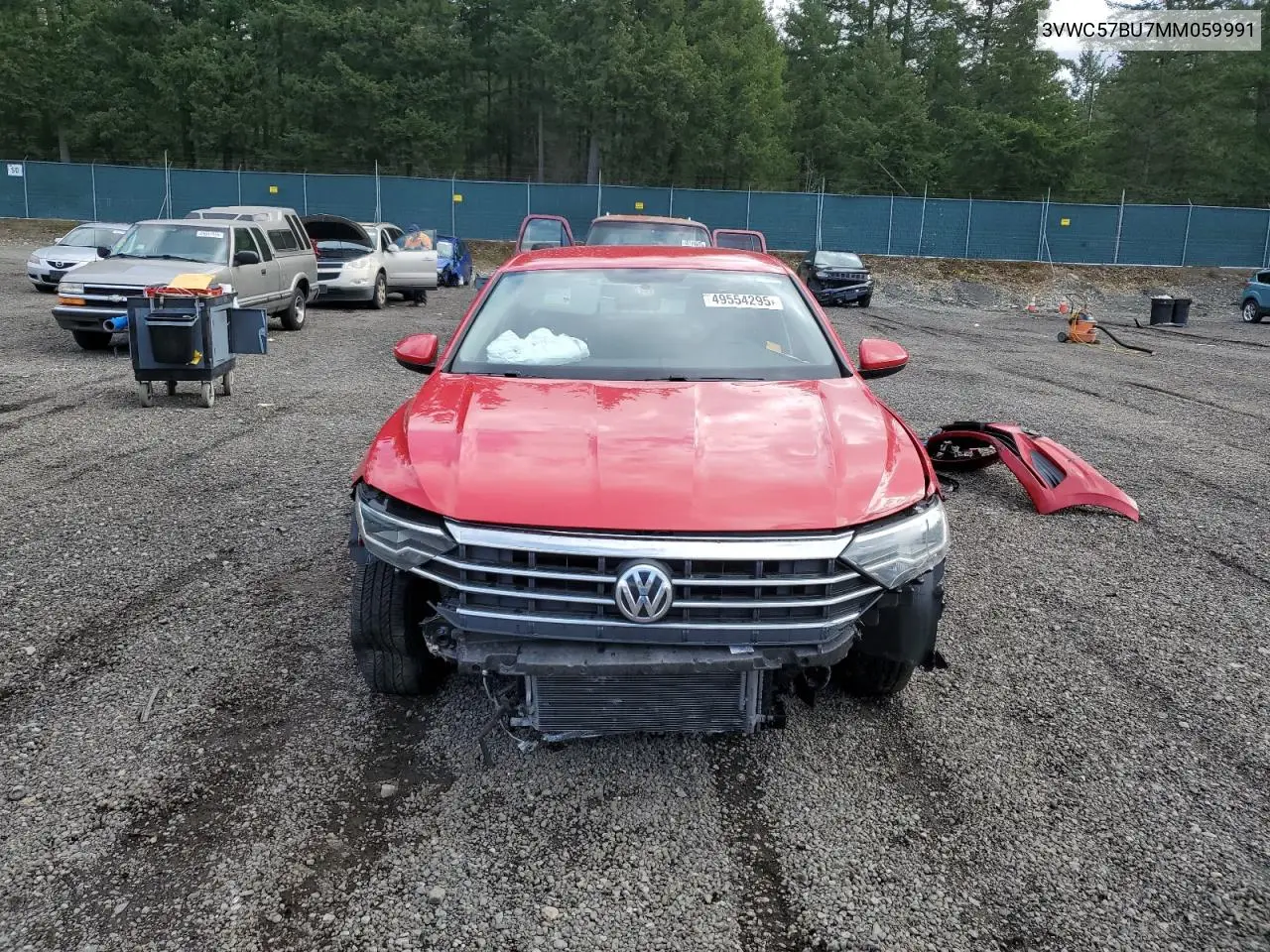 2021 Volkswagen Jetta S VIN: 3VWC57BU7MM059991 Lot: 49554295