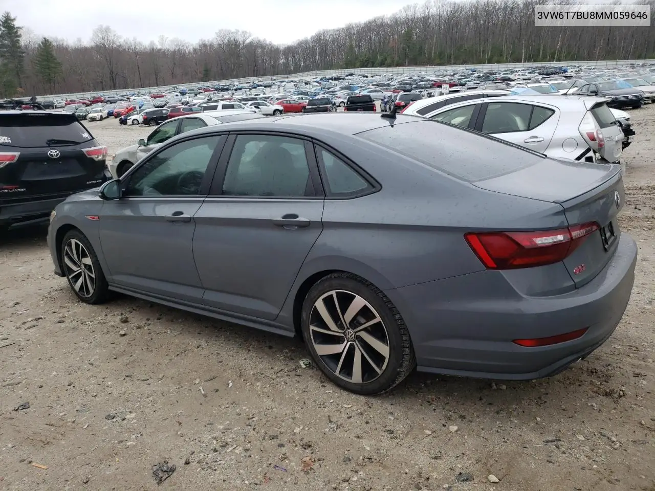 2021 Volkswagen Jetta Gli VIN: 3VW6T7BU8MM059646 Lot: 50851335