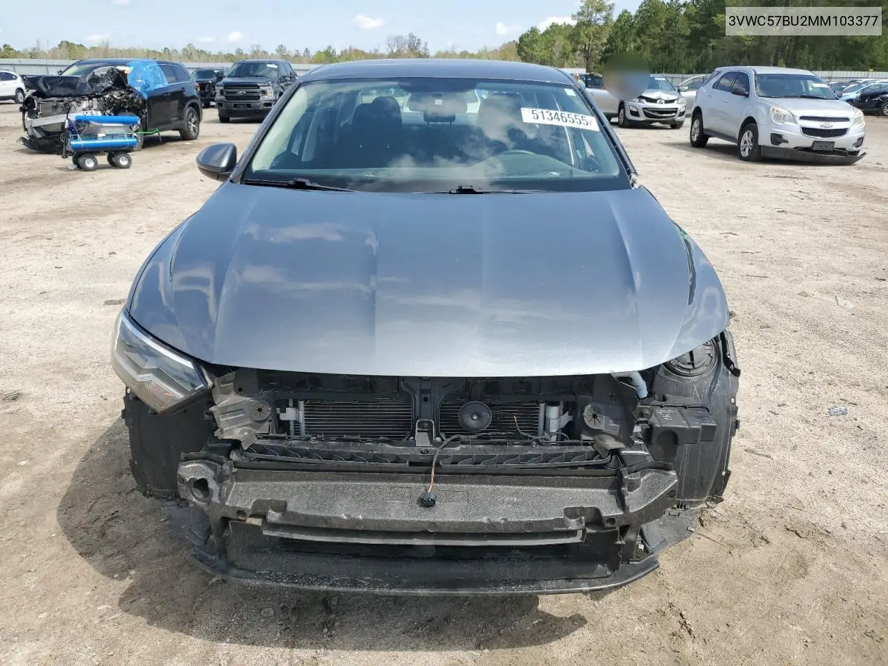 2021 Volkswagen Jetta S VIN: 3VWC57BU2MM103377 Lot: 51346555