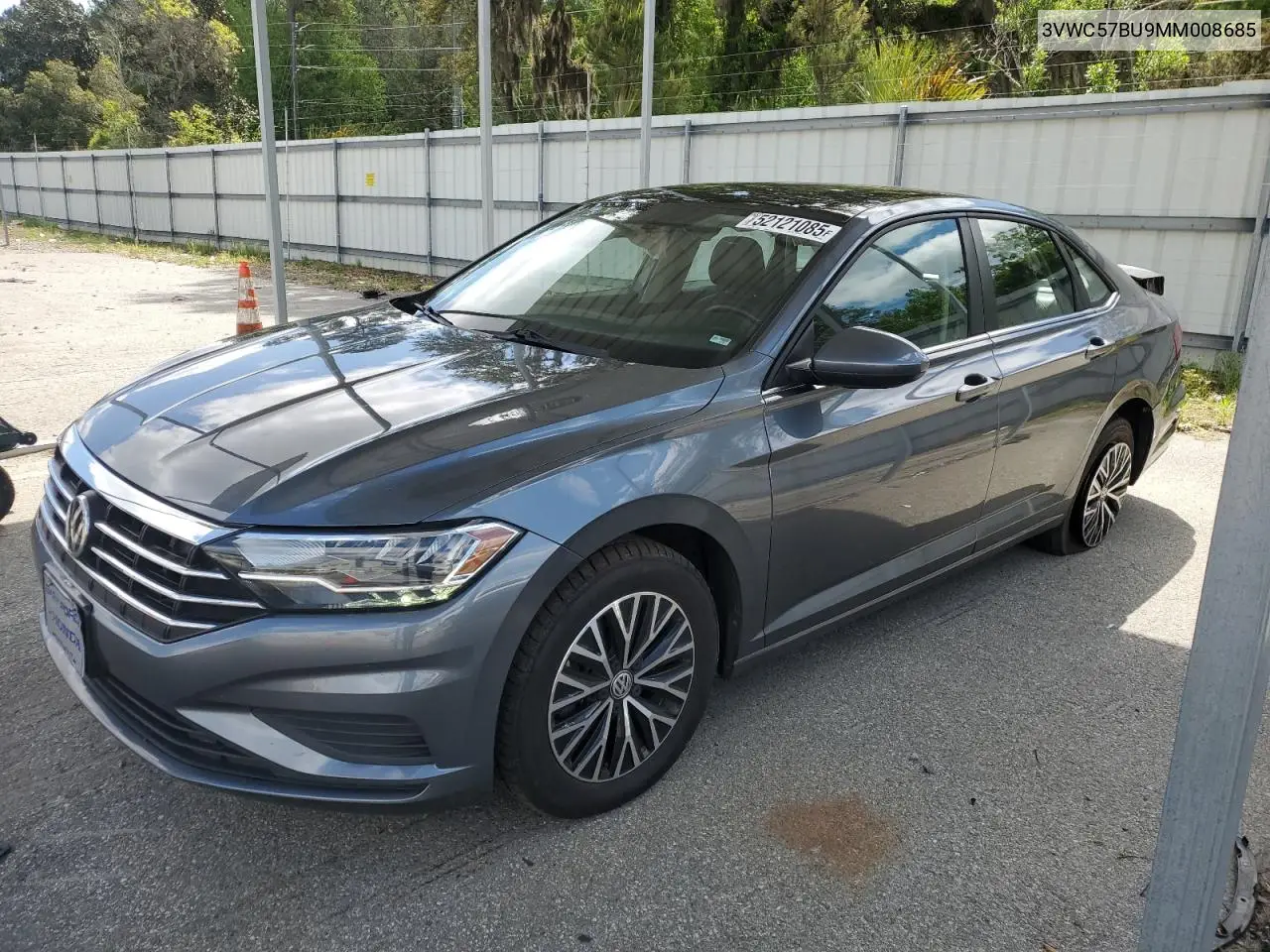 2021 Volkswagen Jetta S VIN: 3VWC57BU9MM008685 Lot: 52121085