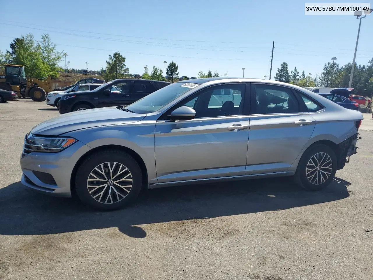 2021 Volkswagen Jetta S VIN: 3VWC57BU7MM100149 Lot: 52560645