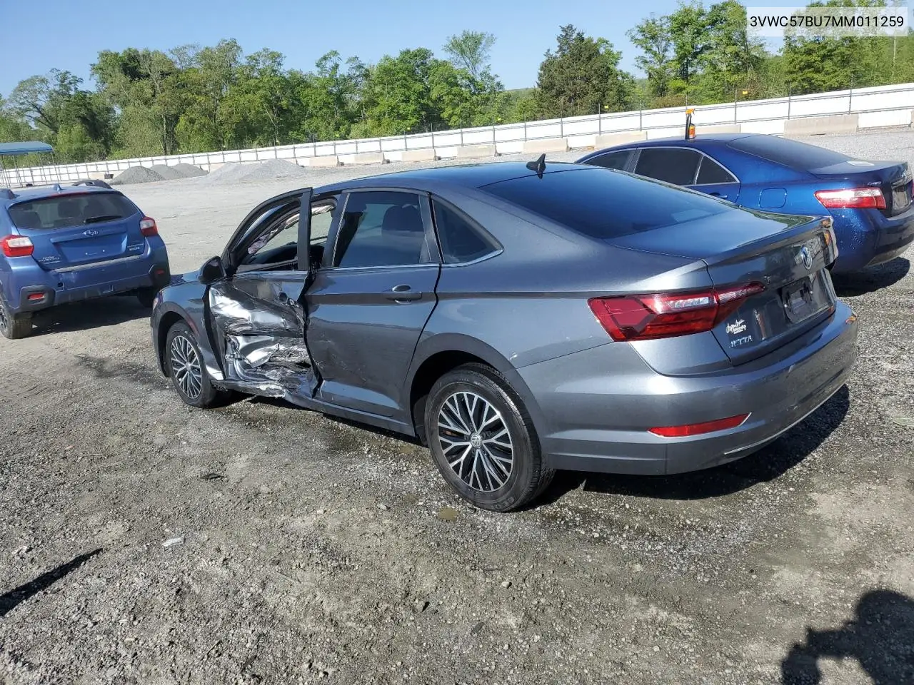 2021 Volkswagen Jetta S VIN: 3VWC57BU7MM011259 Lot: 53643895